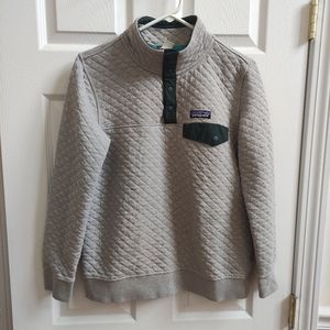 Patagonia Organic Cotton Quilt Snap-T Pullover Sweatshirt women's S